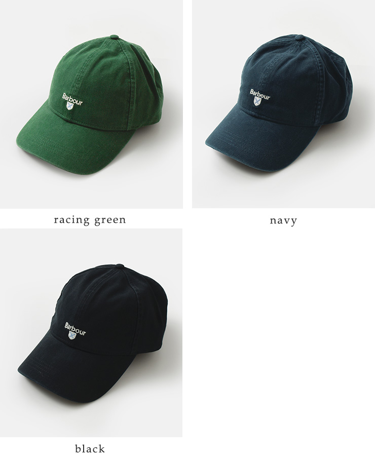 Barbourコットン6パネルカスケードスポーツキャップ“CascadeSportsCap”241mha0274