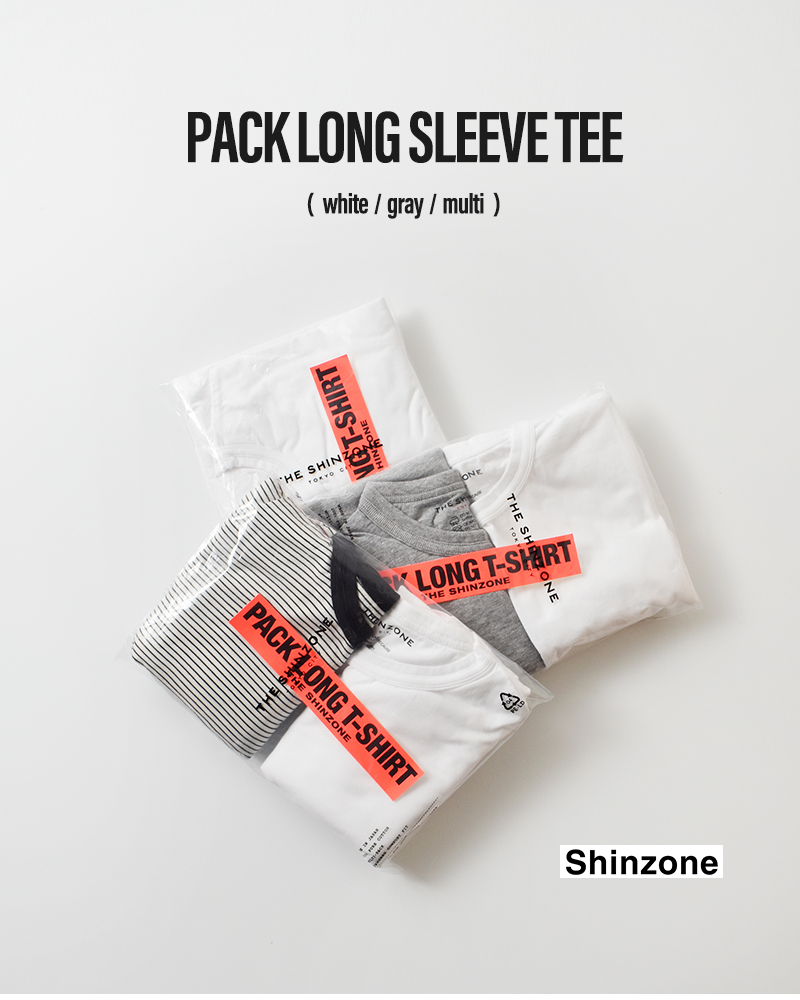 Shinzone(シンゾーン)コットンパックロングスリーブTシャツPACKLONGSLEEVETEE24amscu04
