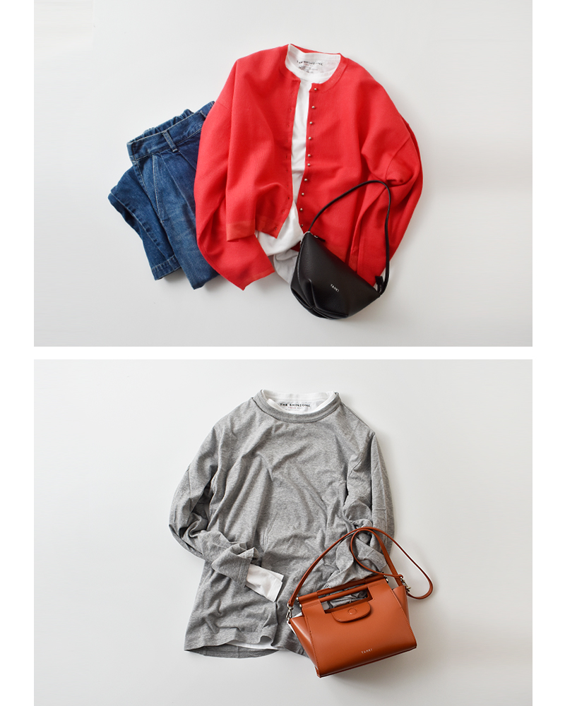 Shinzone(シンゾーン)コットンパックロングスリーブTシャツPACKLONGSLEEVETEE24amscu04