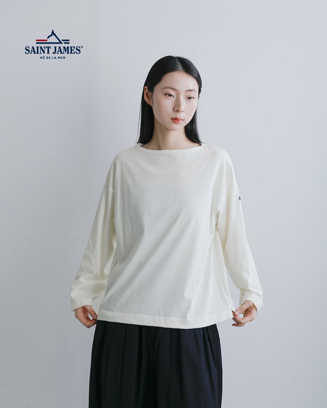 SAINT JAMES���[�����[�Y ���� ���� �{�[�_�[ T�V���c MORLAIX LOOSE 24jc-morl-loose