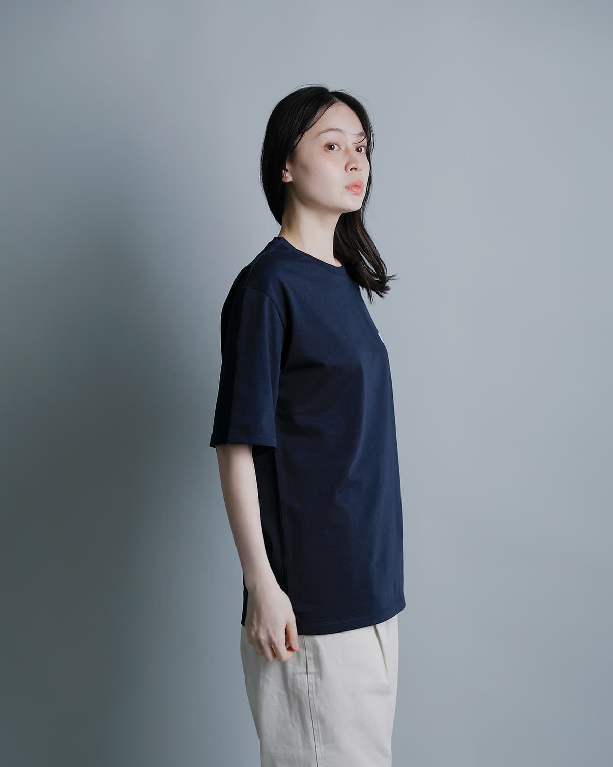 A.P.C.天竺 バイカラー ロゴ 半袖Tシャツ 25082-1-98511