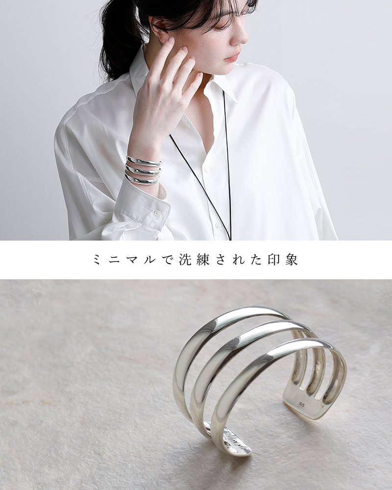 JAMIRAY(ジャミレイ)シルバー トリプル バングル “TRIPLE BANGLE” 254-270101