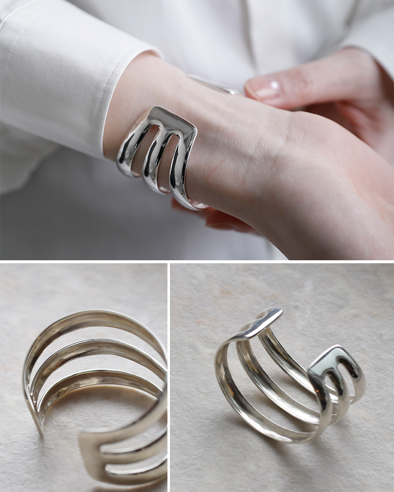 JAMIRAY(ジャミレイ)シルバー トリプル バングル “TRIPLE BANGLE” 254-270101