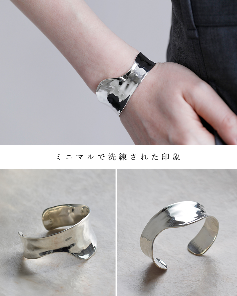 JAMIRAY(ジャミレイ)シルバー ヴァーグ バングル “VAGUE BANGLE” 254-270102
