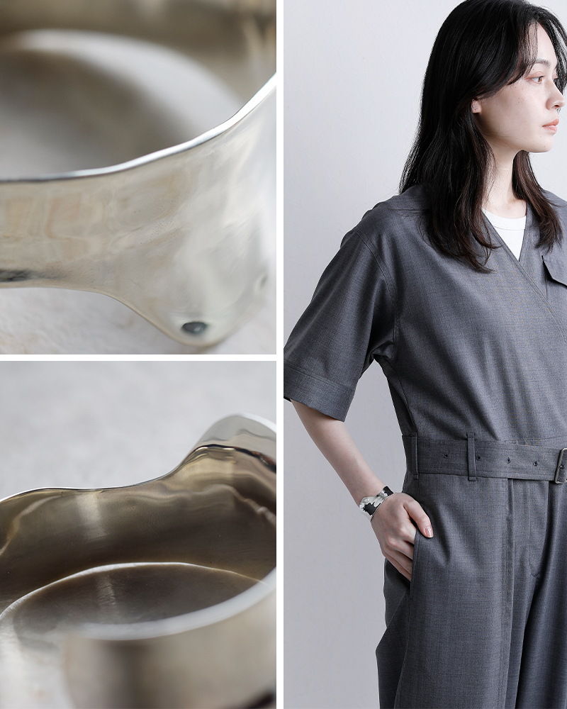 JAMIRAY(ジャミレイ)シルバー ヴァーグ バングル “VAGUE BANGLE” 254-270102