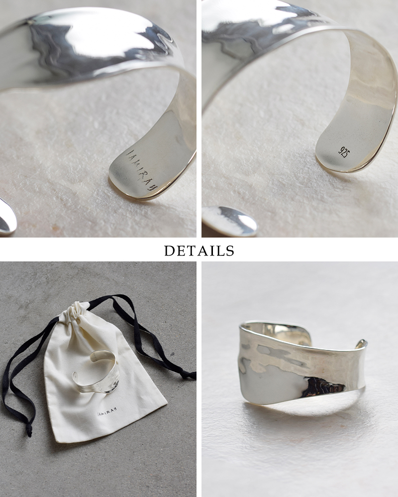 JAMIRAY(ジャミレイ)シルバー ヴァーグ バングル “VAGUE BANGLE” 254-270102