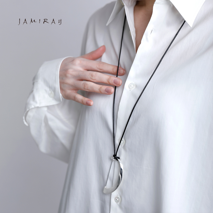 JAMIRAY(ジャミレイ)モダン カーブ ピン ネックレス “MODERN CURVE PIN NECKLACE” 254-270122