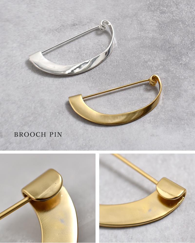 JAMIRAY(ジャミレイ)モダン カーブ ピン ネックレス “MODERN CURVE PIN NECKLACE” 254-270122