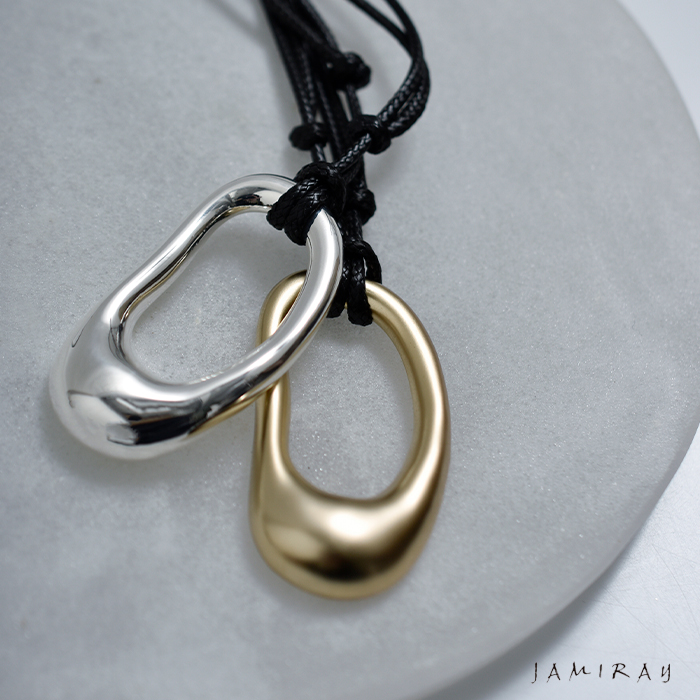 JAMIRAY(ジャミレイ)ビーンモチーフコードネックレス“BEANMOTIFCORDNECKLACE2”254-270126