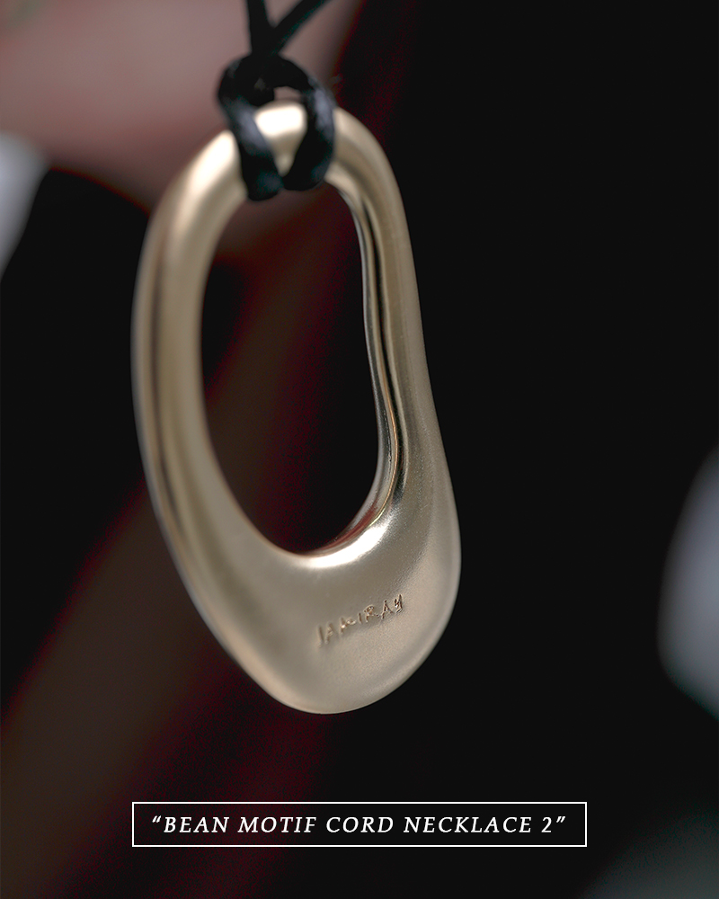 JAMIRAY(ジャミレイ)ビーンモチーフコードネックレス“BEANMOTIFCORDNECKLACE2”254-270126