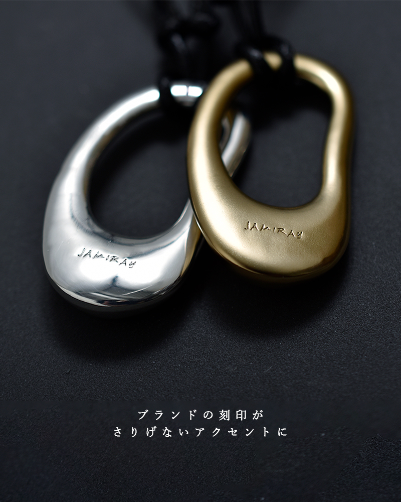 JAMIRAY(ジャミレイ)ビーンモチーフコードネックレス“BEANMOTIFCORDNECKLACE2”254-270126