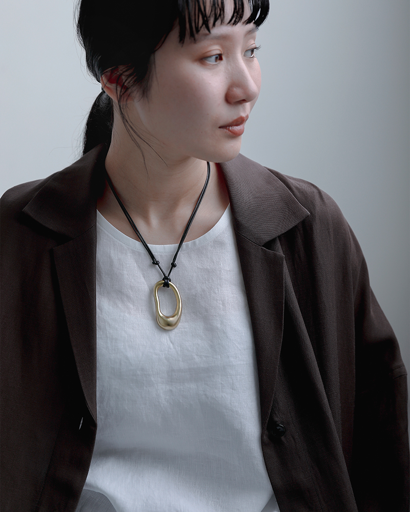 JAMIRAY(ジャミレイ)ビーンモチーフコードネックレス“BEANMOTIFCORDNECKLACE2”254-270126