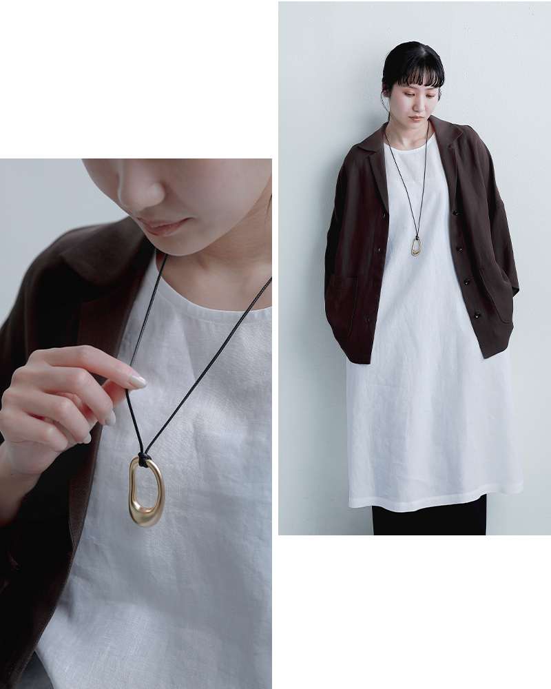 JAMIRAY(ジャミレイ)ビーンモチーフコードネックレス“BEANMOTIFCORDNECKLACE2”254-270126