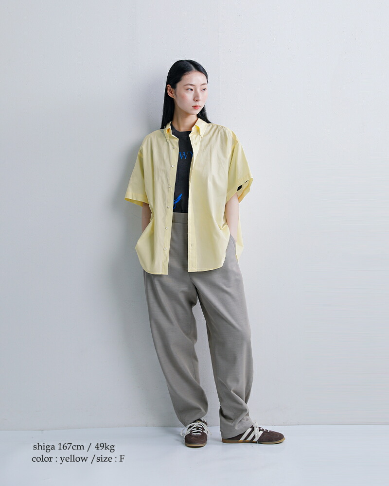 Shinzone(シンゾーン)コットンハーフスリーブダディシャツ“HALFSLEEVESDADDYSHIRT”25mmsbl06