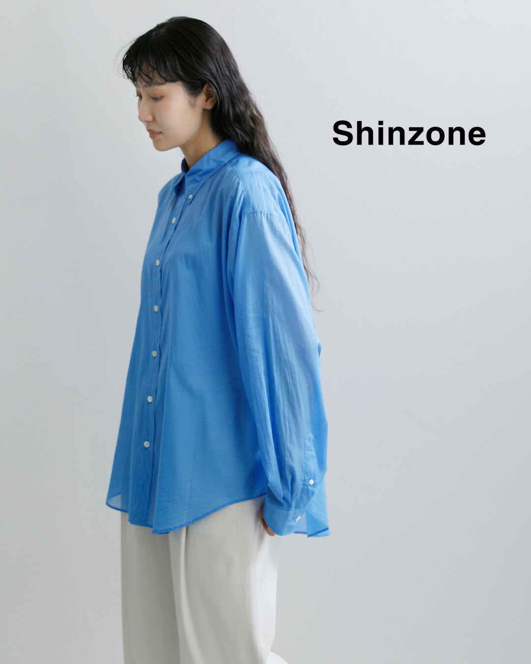 Shinzone シンゾーン シアー ダディ シャツ SHEER DADDY SHIRT