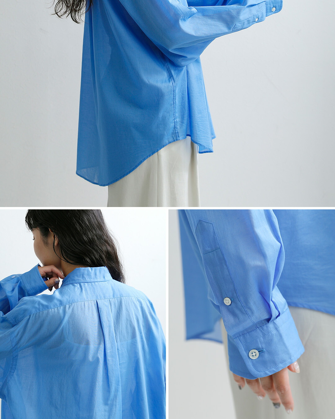 Shinzoneシアー ダディ シャツ SHEER DADDY SHIRT 25mmsbl09