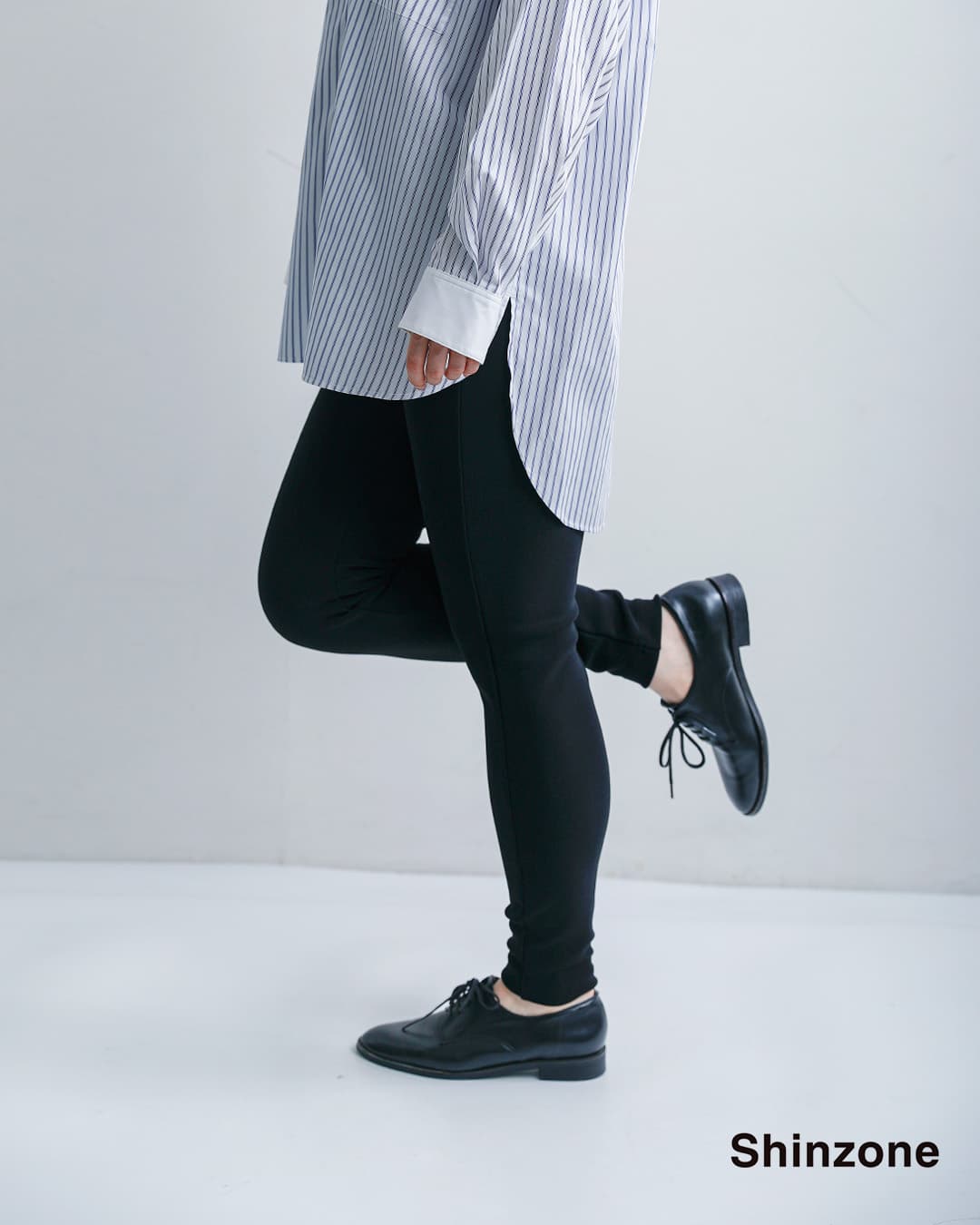 Shinzone(シンゾーン)ニットジョーゼット レギンスパンツ KNIT GEORGETTE LEGGINGS 25smspa11