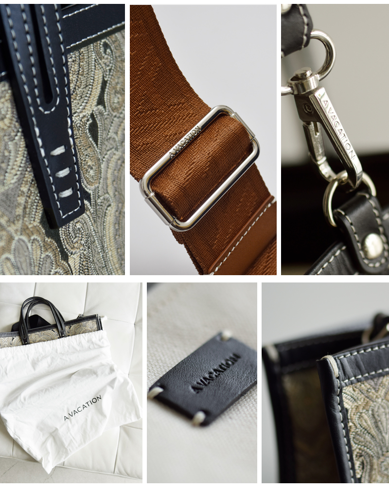 A VACATION(ア ヴァケーション)2way スクエア トートバッグ “BREAD M” 25ss-a64