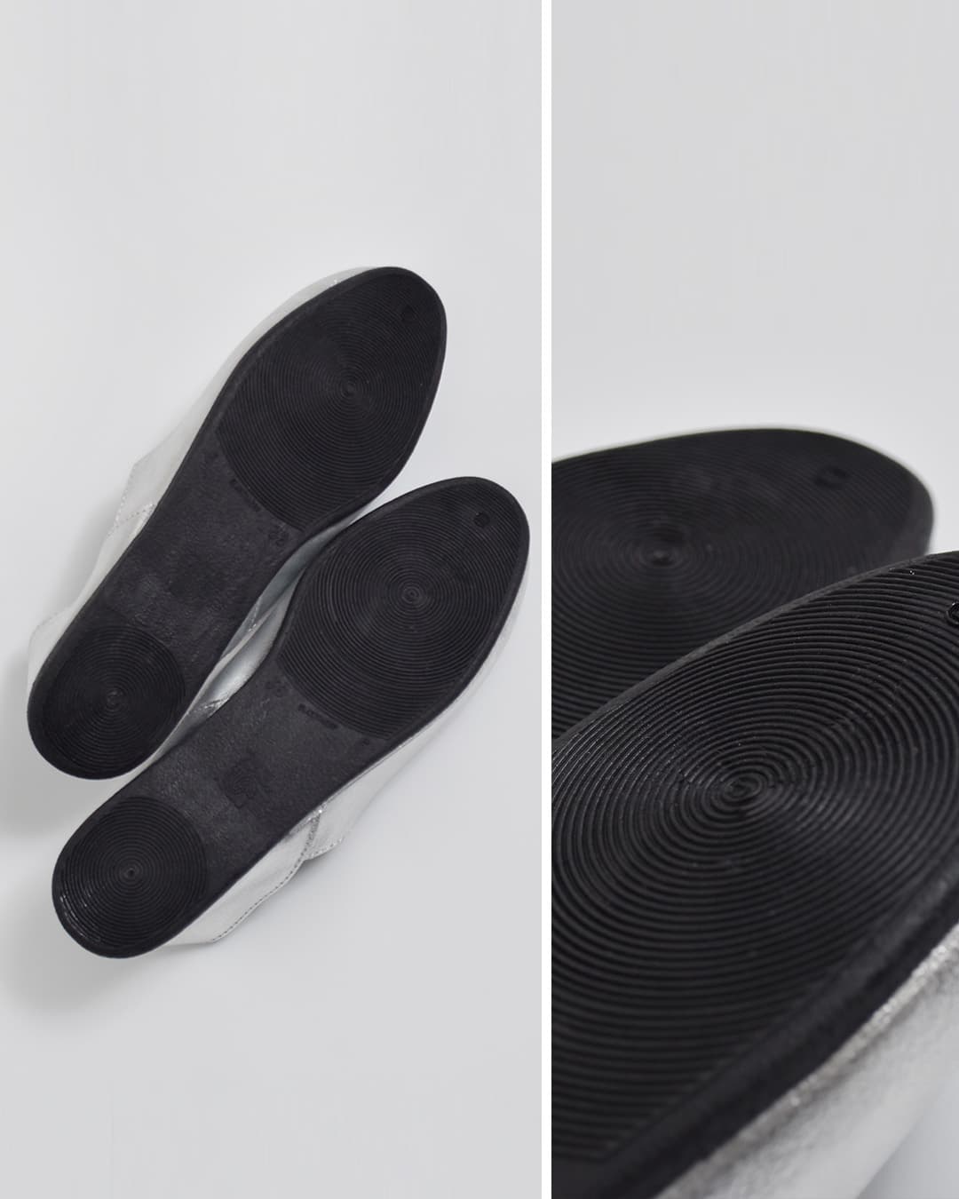 JAVERFLEX(ジャバフレックス)レザー メタリック フラットシューズ 2606028