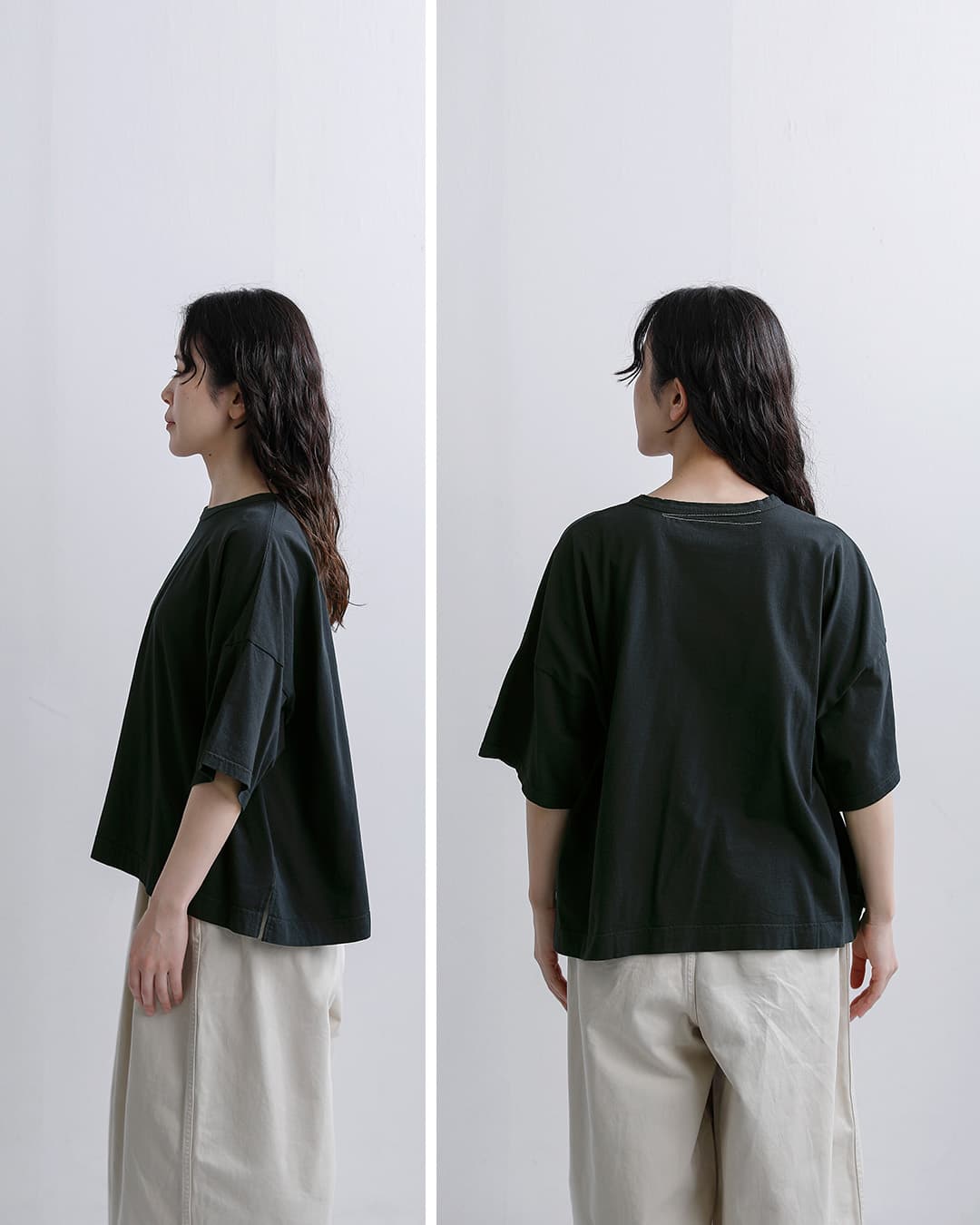 fabrique en planete terreコットン ビッグオーバー 半袖Tシャツ 261-011