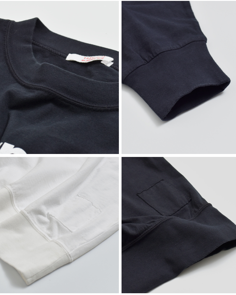 fabrique en planete terre(ファブリケ アン プラネテール)コットンプリントオーバーサイズ長袖Tシャツ261-017