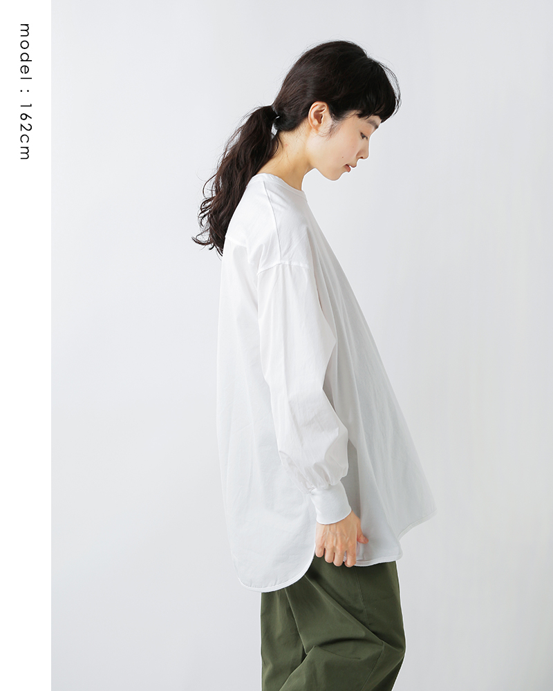 fabrique en planete terre(ファブリケ アン プラネテール)コットンコンビ長袖ワイドプルオーバー261-023