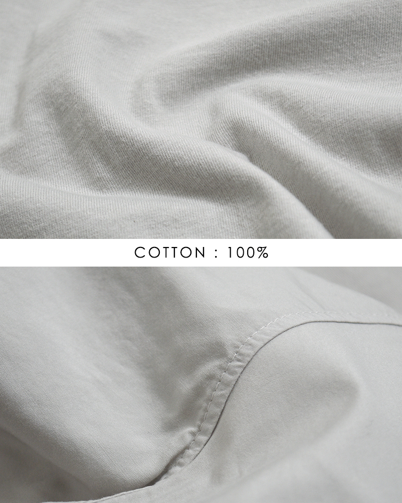 fabrique en planete terre(ファブリケ アン プラネテール)コットンコンビ長袖ワイドプルオーバー261-023