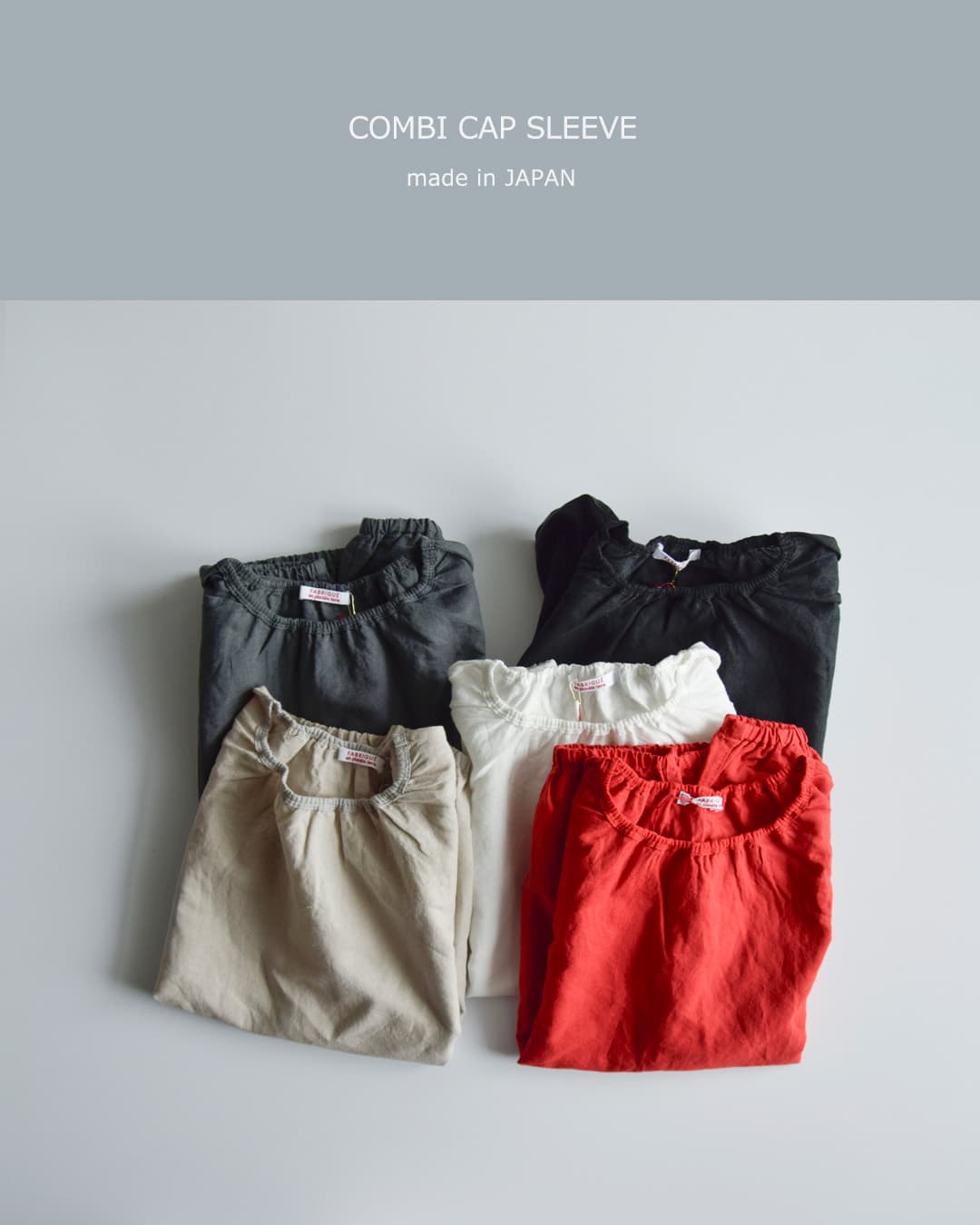 fabrique en planete terre(ファブリケ アン プラネテール)リネン コンビ キャップスリーブ プルオーバー シャツ 261-122