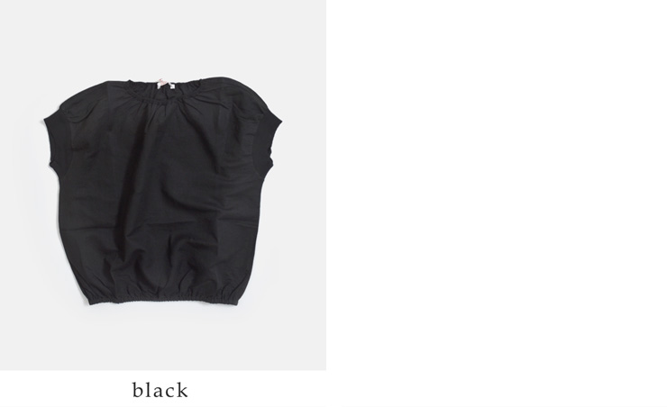 fabrique en planete terre(ファブリケ アン プラネテール)リネン コンビ キャップスリーブ プルオーバー シャツ 261-122