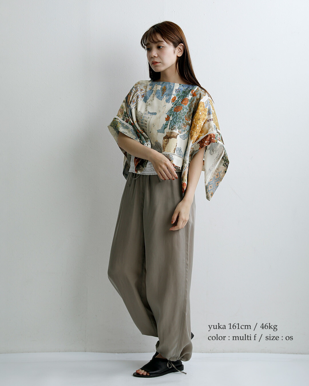 ASEEDONCLOUD�R�b�g�� �t���V�L �u���E�X �gFuroshiki Blouse�h 261609