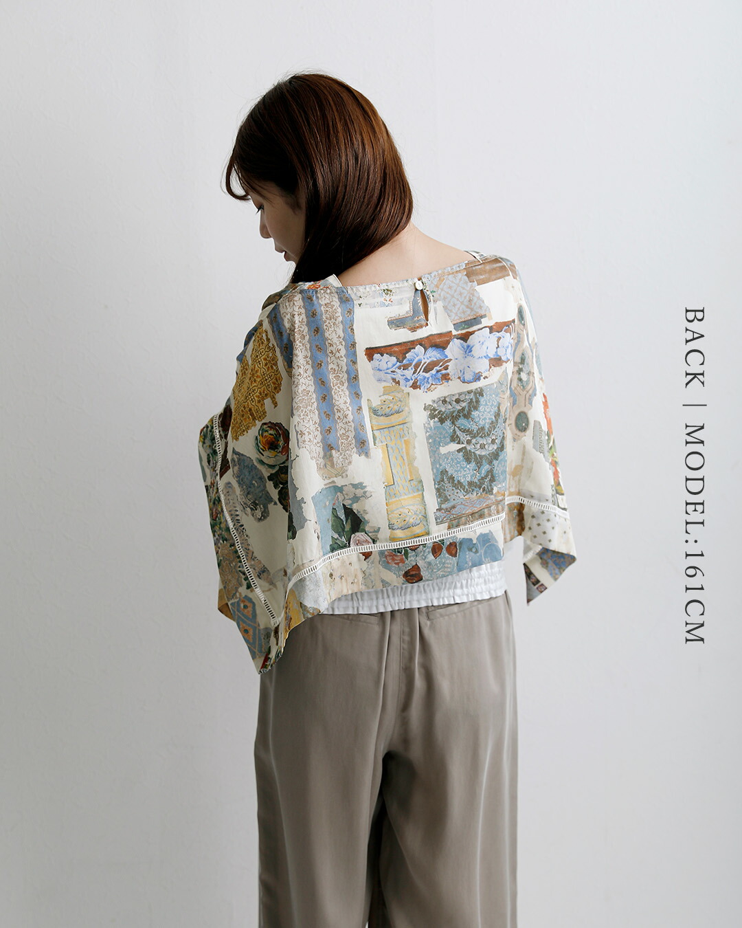 ASEEDONCLOUD�R�b�g�� �t���V�L �u���E�X �gFuroshiki Blouse�h 261609