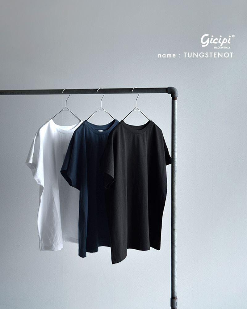 GICIPI(ジチピ)リラックスフィットドルマンスリーブTシャツTUNGSTENOT2617p