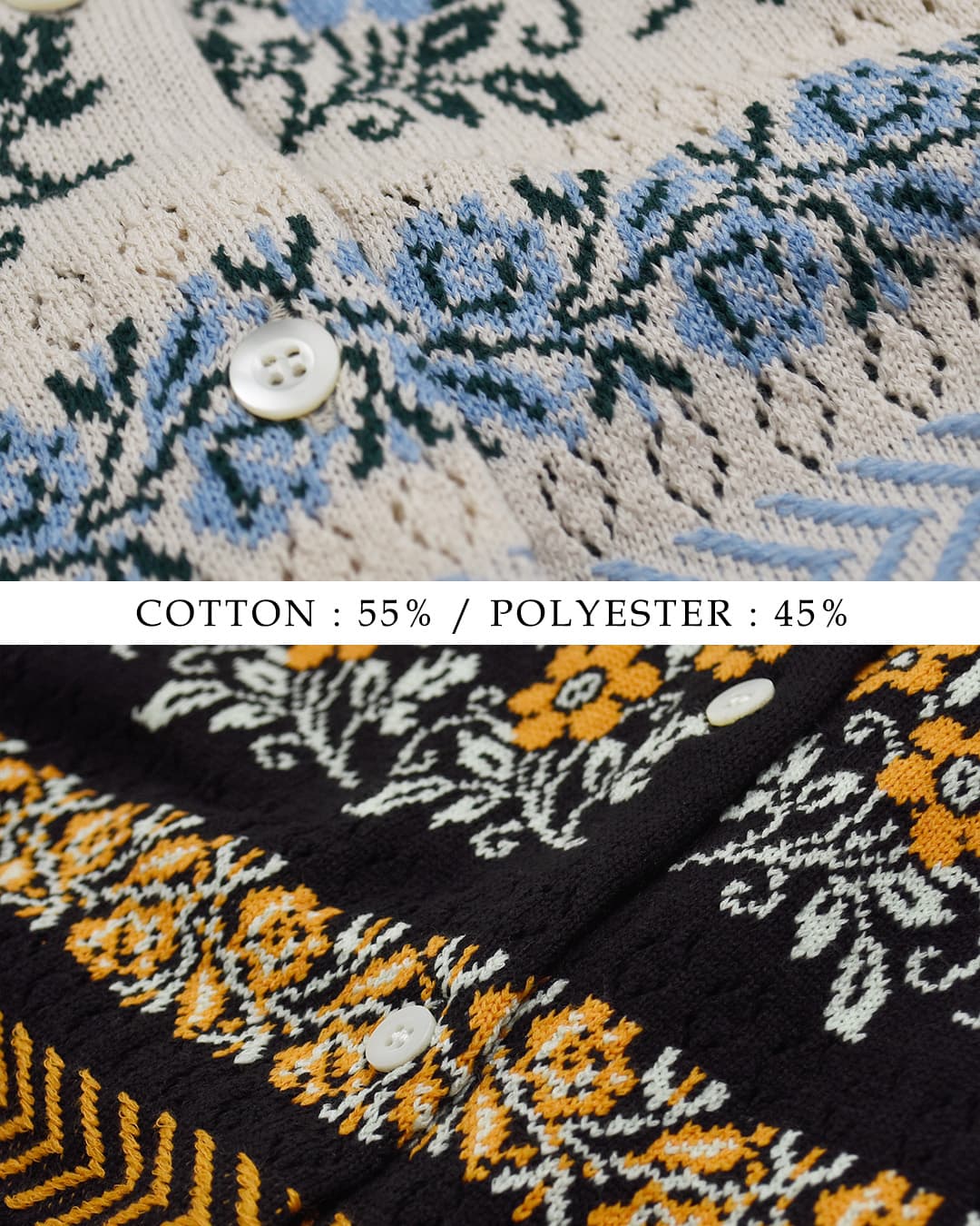 ASEEDONCLOUD(�A�V�[�h���N���E�h)�t�����[�W���K�[�h �j�b�g �x�X�g �gFlower Jacquard Knit Vest�h 261806