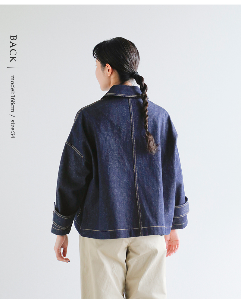 Traditional Weatherwear(トラディショナルウェザーウェア)マールトンステンカラーショートデニムコート“MALTONB/TSHORTDENIM”l261cifco0540em