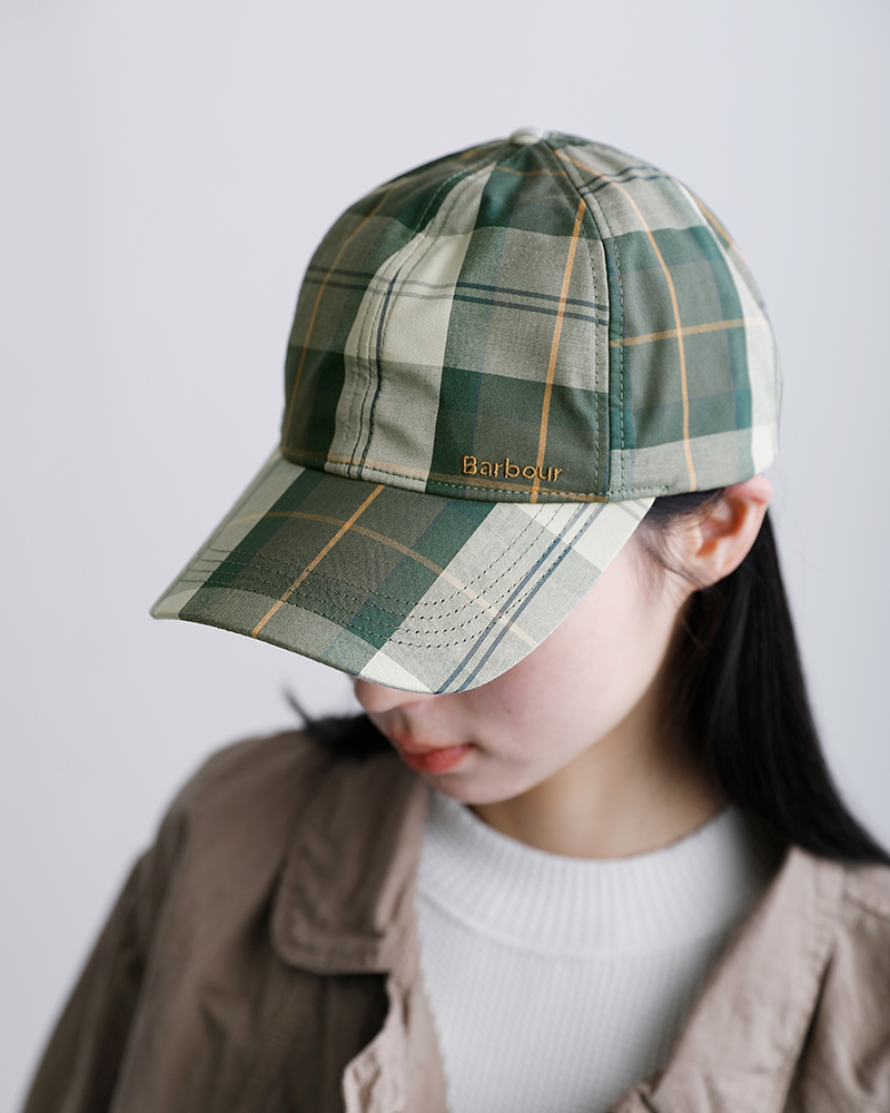 Barbourテルフィールド タータンチェック キャップ TELFIELD TARTAN CAP 261mha0910