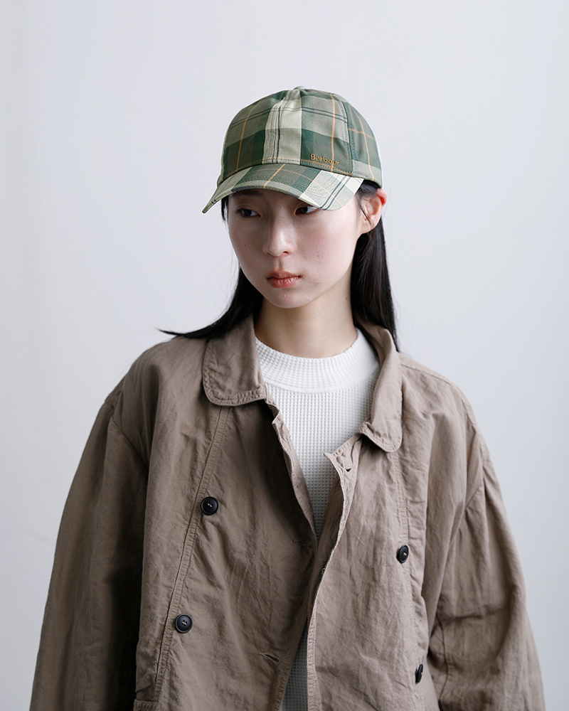 Barbourテルフィールド タータンチェック キャップ TELFIELD TARTAN CAP 261mha0910