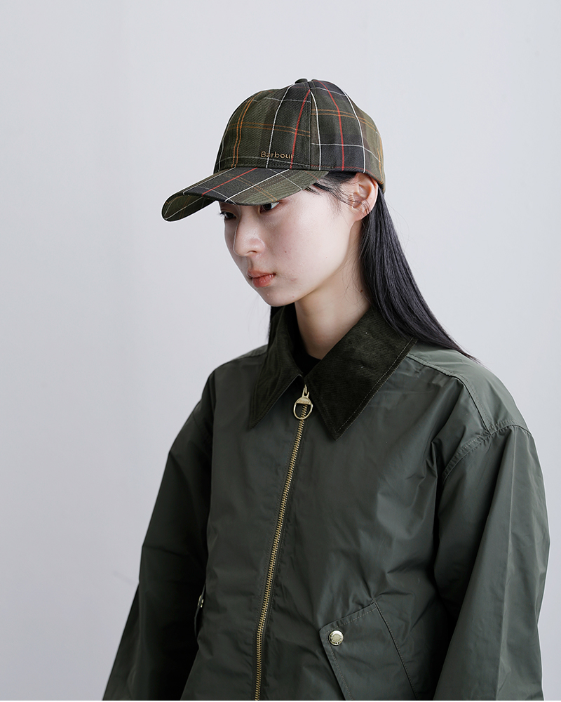 Barbourテルフィールド タータンチェック キャップ TELFIELD TARTAN CAP 261mha0910