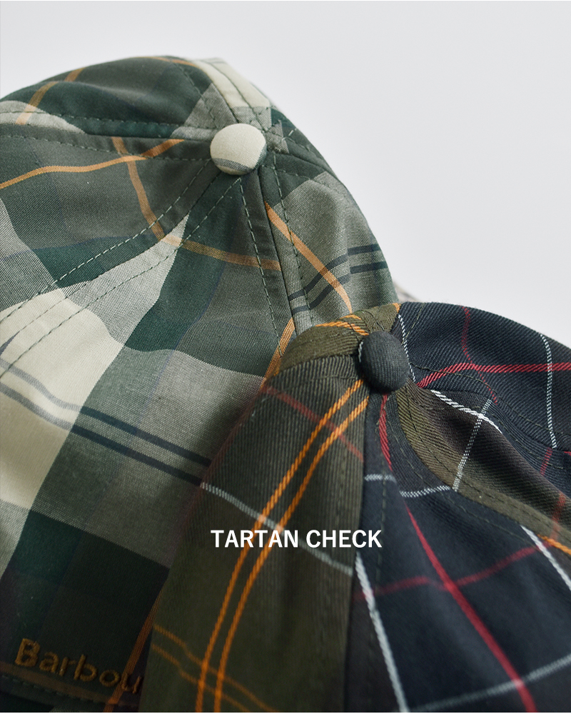 Barbourテルフィールド タータンチェック キャップ TELFIELD TARTAN CAP 261mha0910