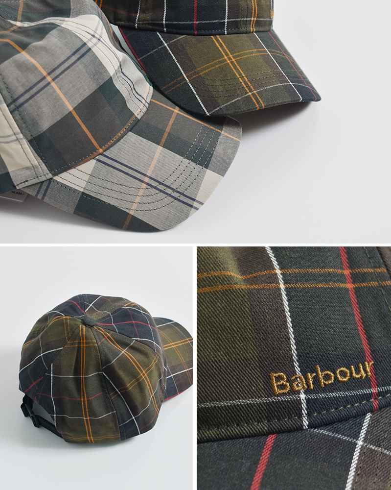 Barbourテルフィールド タータンチェック キャップ TELFIELD TARTAN CAP 261mha0910