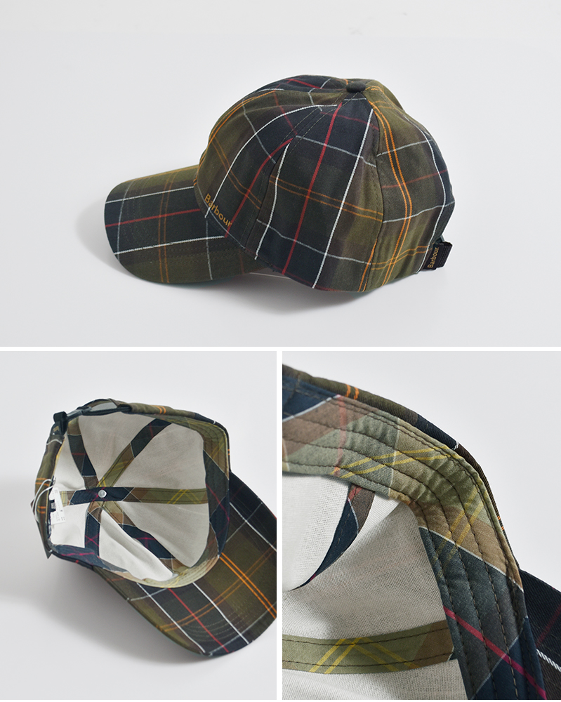 Barbourテルフィールド タータンチェック キャップ TELFIELD TARTAN CAP 261mha0910
