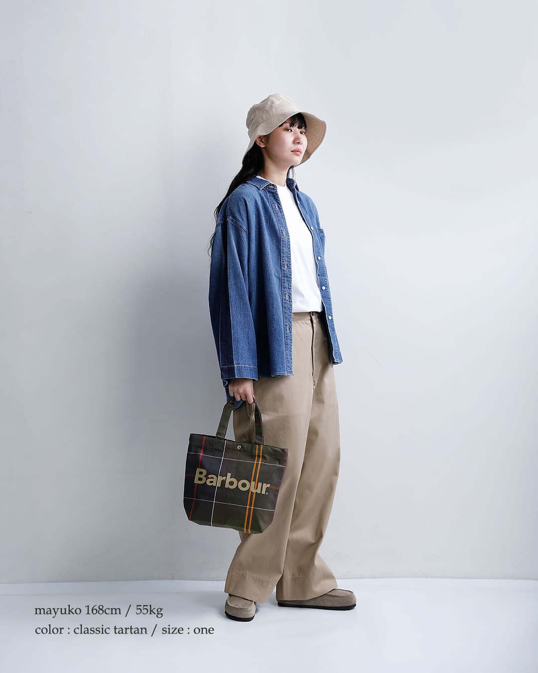 Barbourミニ テルフィールド タータンチェック トートバッグ MINI TELFIELD TARTAN TOTE 261uba0764