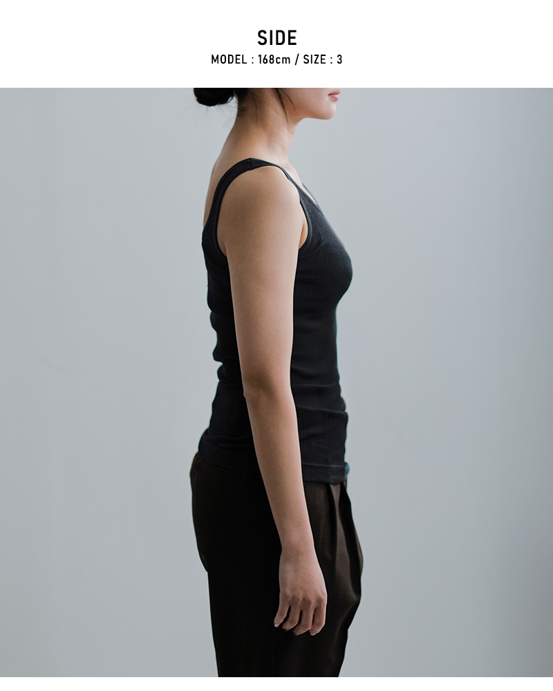 GICIPI(ジチピ)バックUリブタンクトップMALACHITE2623p