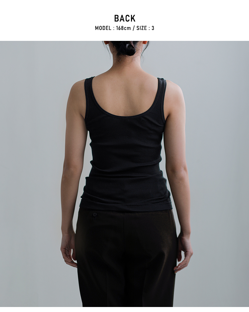 GICIPI(ジチピ)バックUリブタンクトップMALACHITE2623p