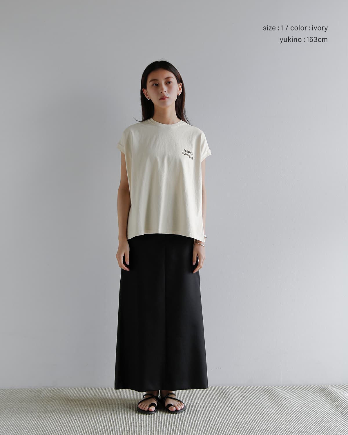 upper hights(アッパーハイツ)コットンビッグノースリーブ Tシャツ  “BIG NO SLEEVE TEE” 262cw0102