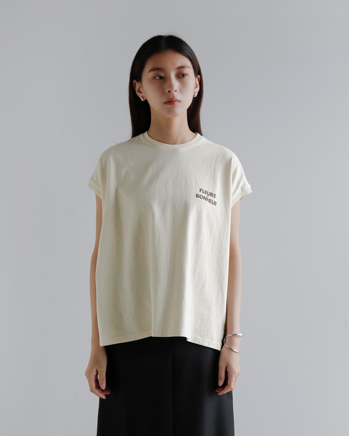 upper hights(アッパーハイツ)コットンビッグノースリーブ Tシャツ  “BIG NO SLEEVE TEE” 262cw0102