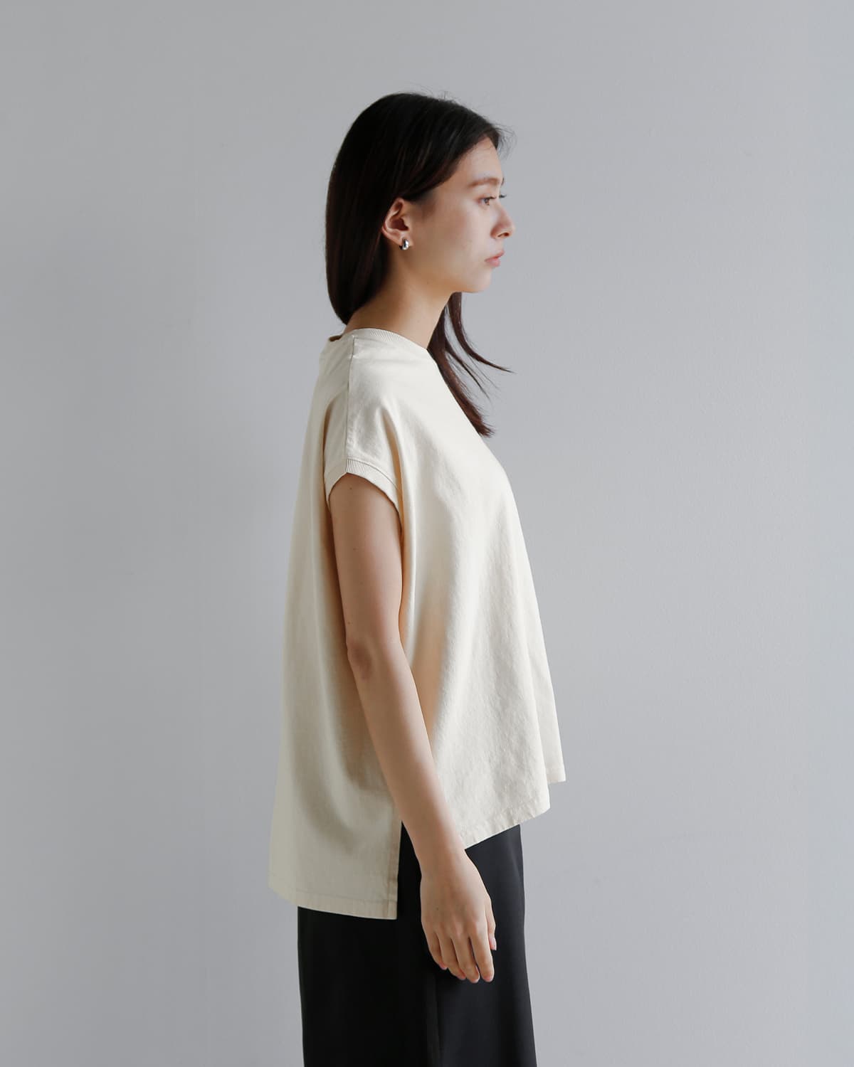 upper hights(アッパーハイツ)コットンビッグノースリーブ Tシャツ  “BIG NO SLEEVE TEE” 262cw0102