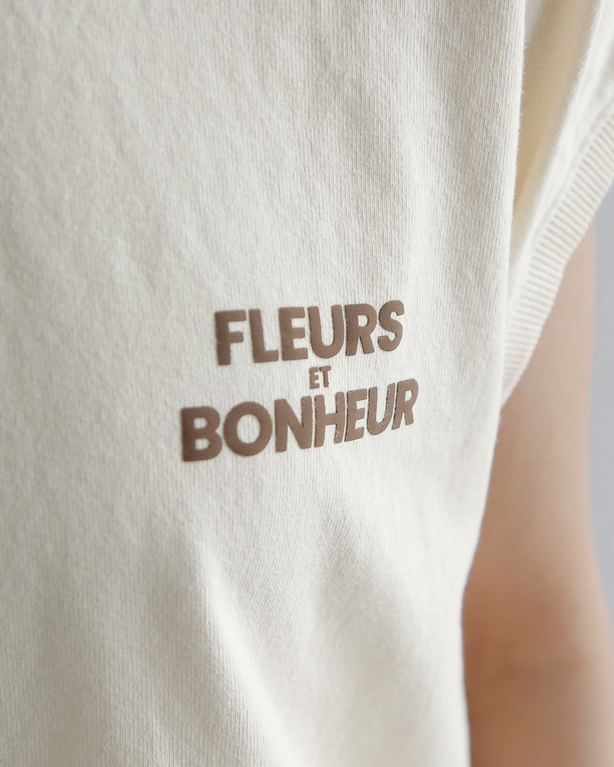 upper hights(アッパーハイツ)コットンビッグノースリーブ Tシャツ  “BIG NO SLEEVE TEE” 262cw0102