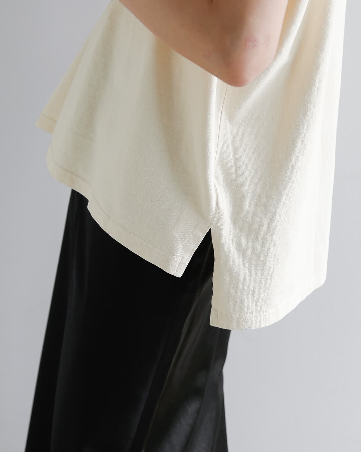 upper hights(アッパーハイツ)コットンビッグノースリーブ Tシャツ  “BIG NO SLEEVE TEE” 262cw0102