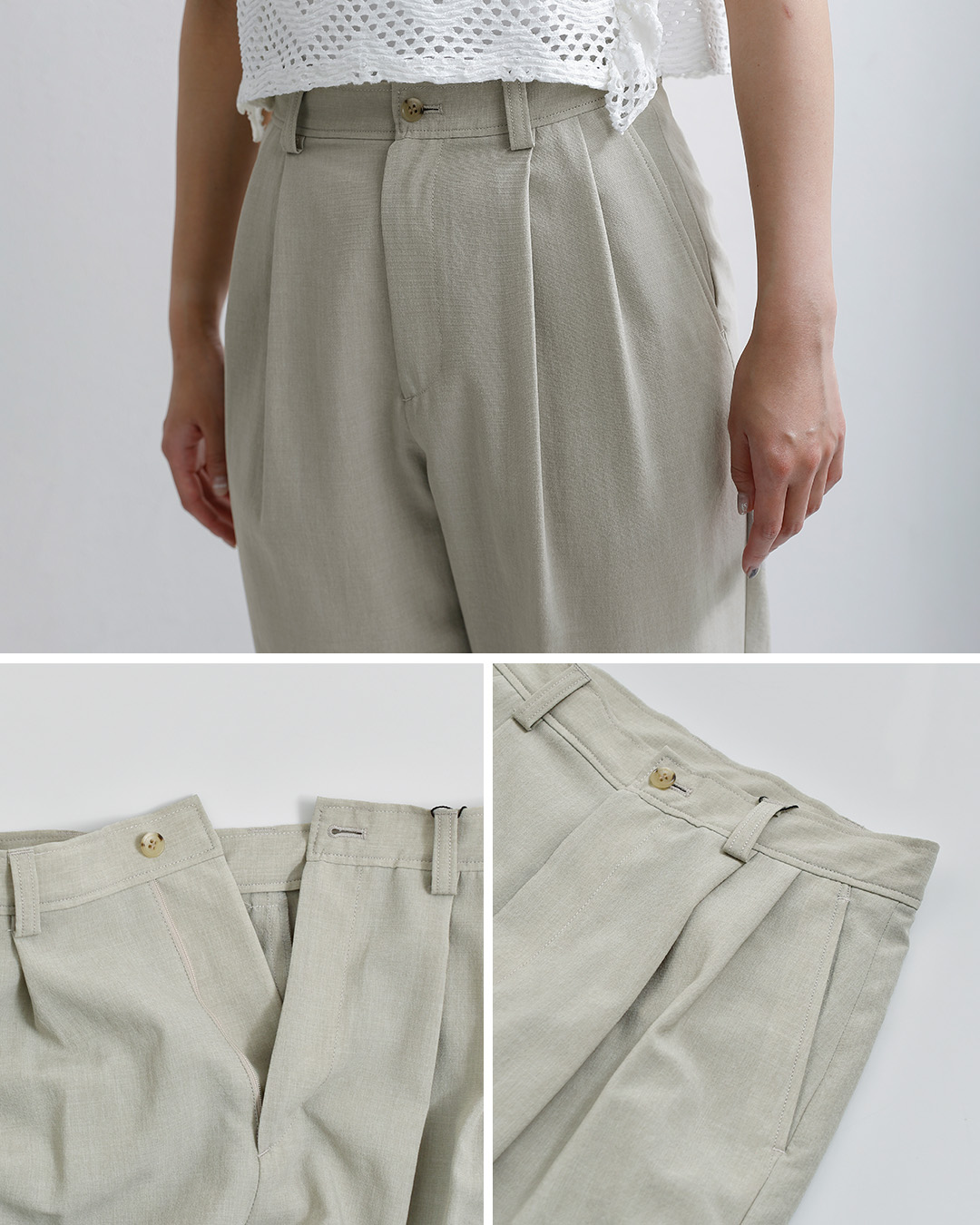 Shinzoneウォッシャブル バレルタックパンツ BREEZY PANTS 26mmspa06