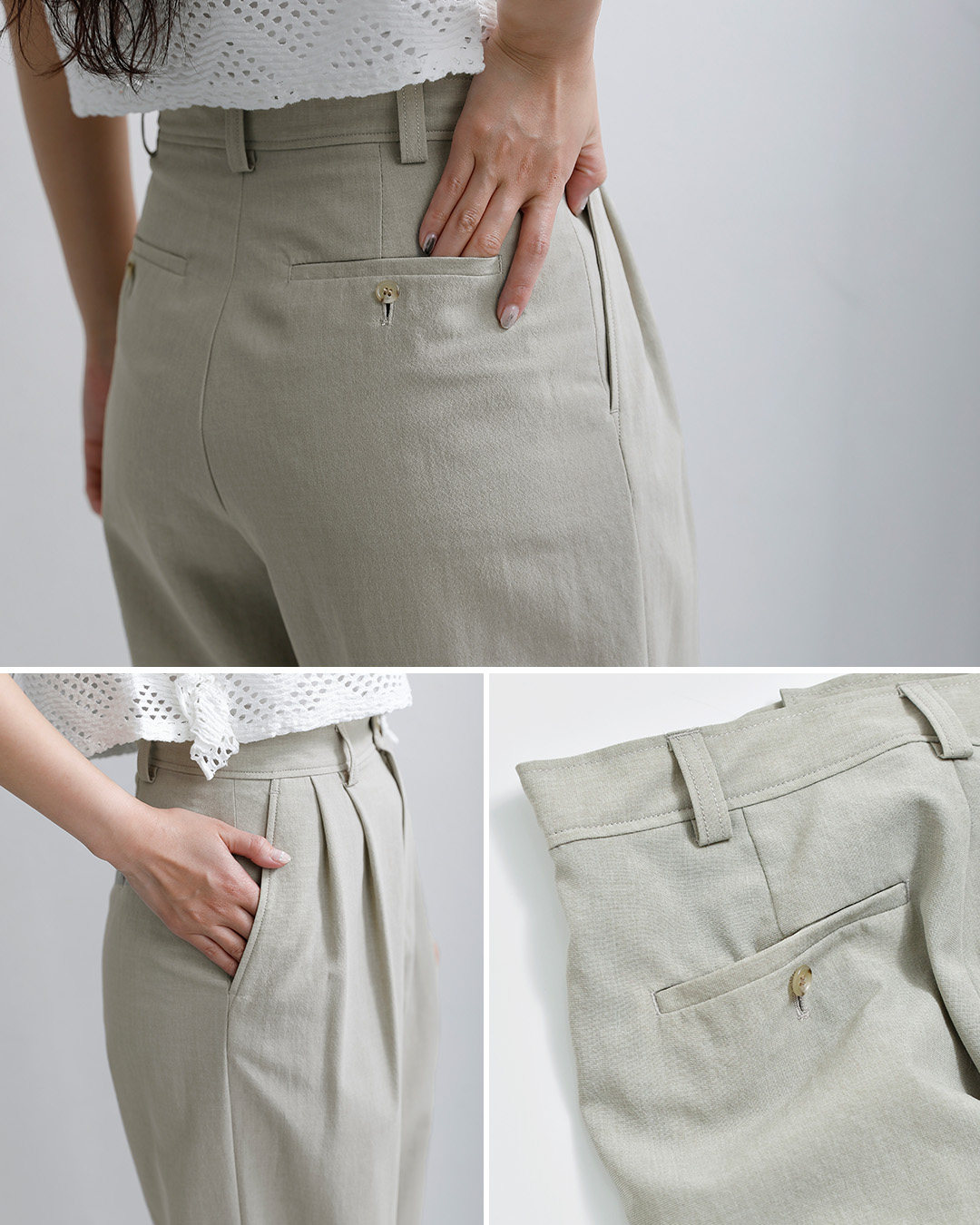 Shinzoneウォッシャブル バレルタックパンツ BREEZY PANTS 26mmspa06